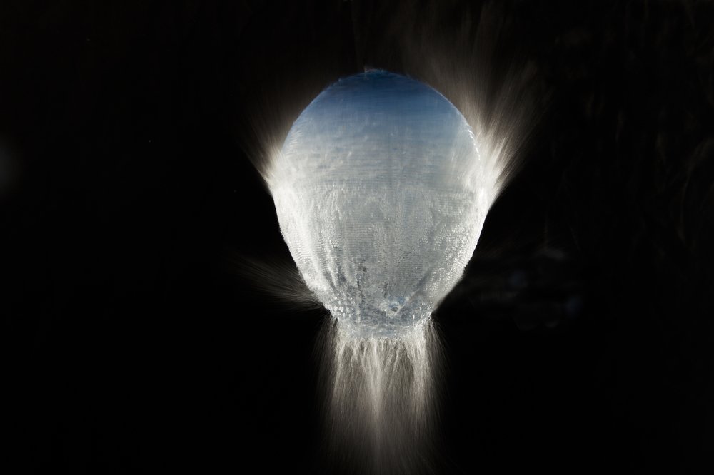 water filled balloon explosion