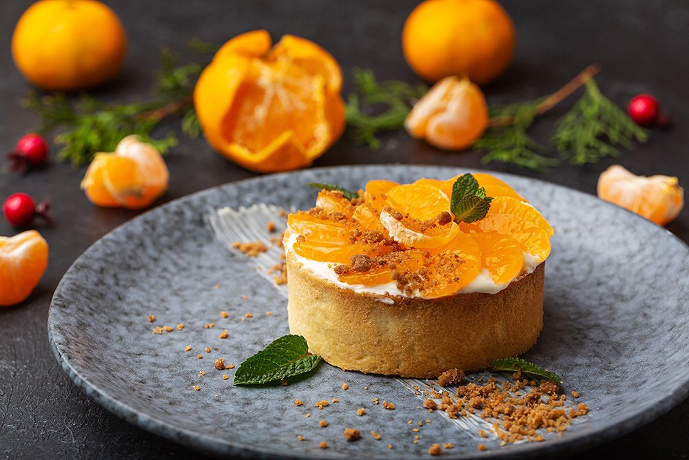 Мандариновый тарт