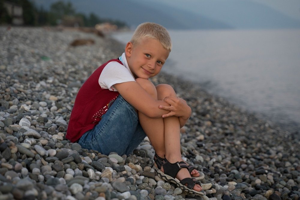 Ребёнок и чёрное море