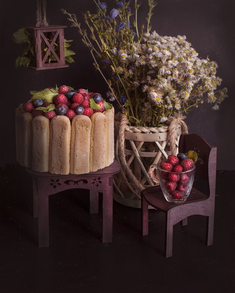 summer raspberry cake