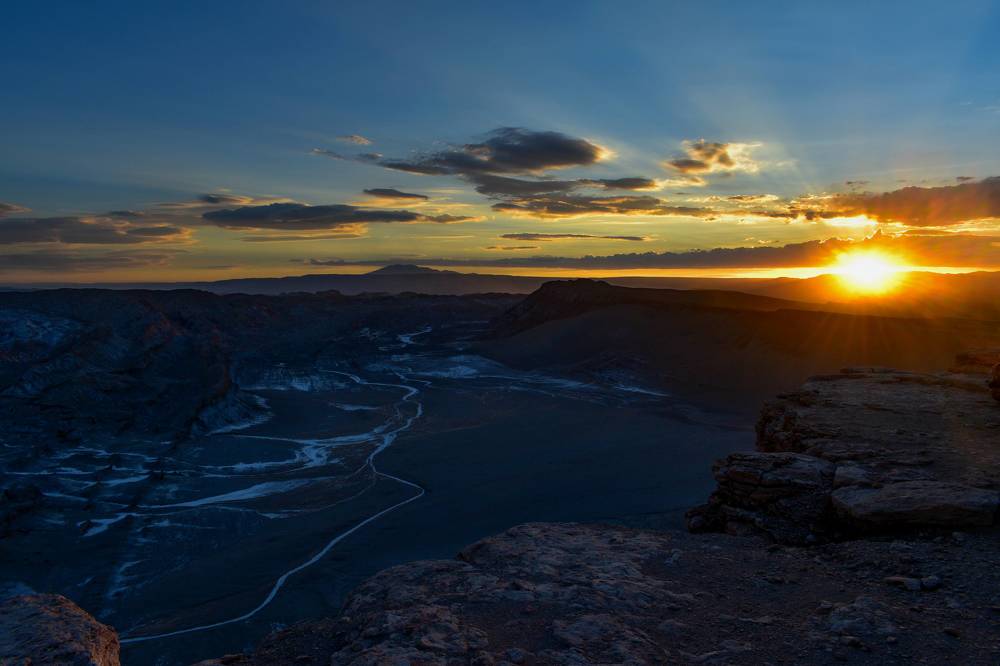Sunset from the viewpoint