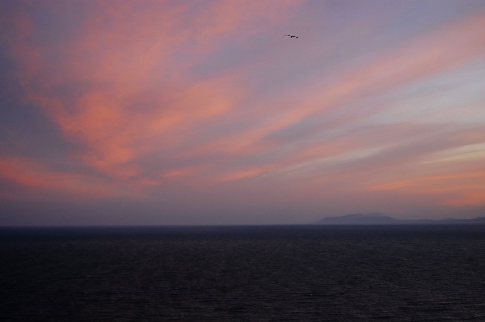 Закат в Орджоникидзе (Крым), май 2019 года.