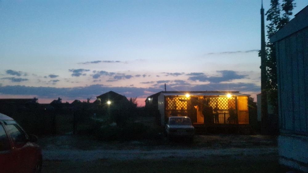 Закат на море