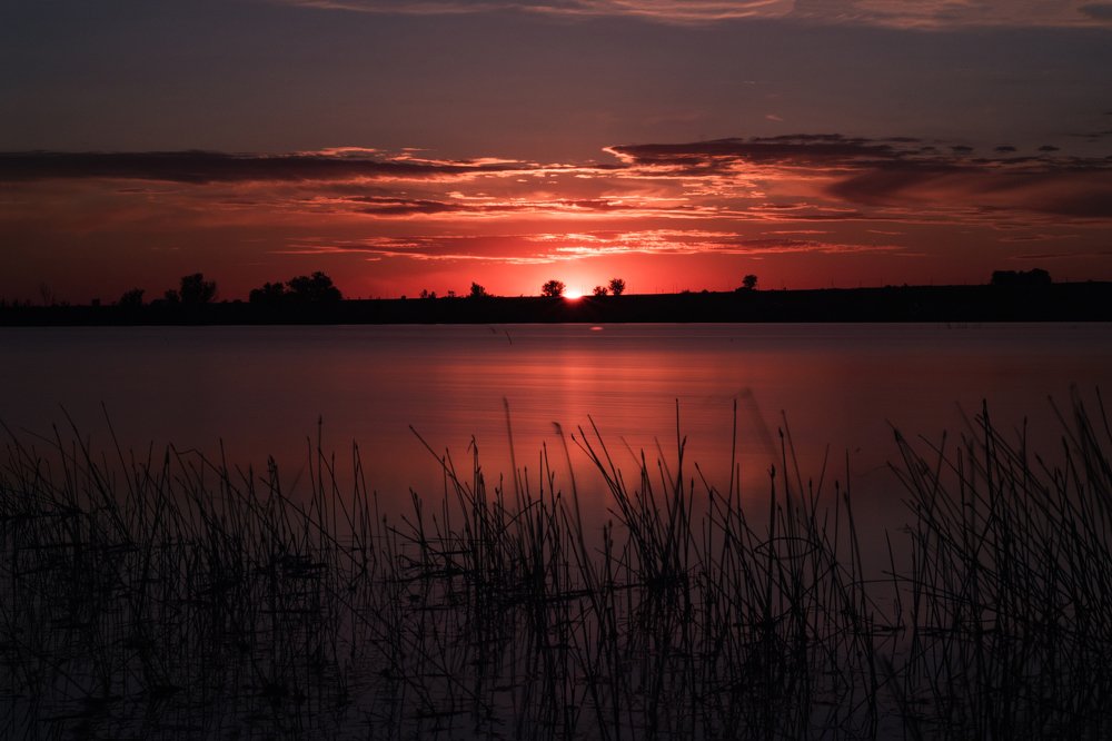 Закат на Немецком озере