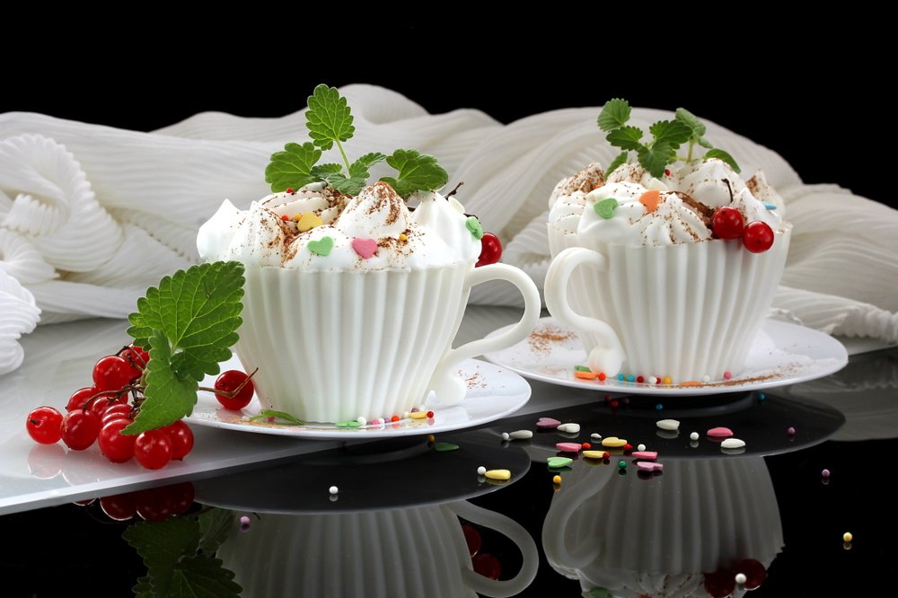 Десерт со сливками