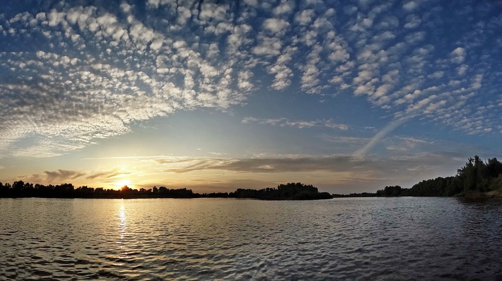 Облака на закате