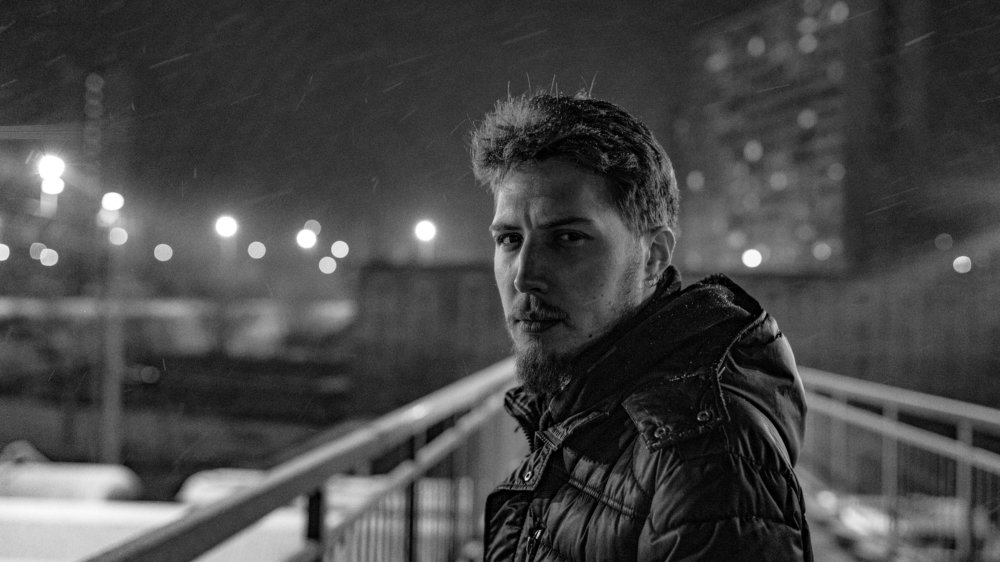 Снегопад на пироне