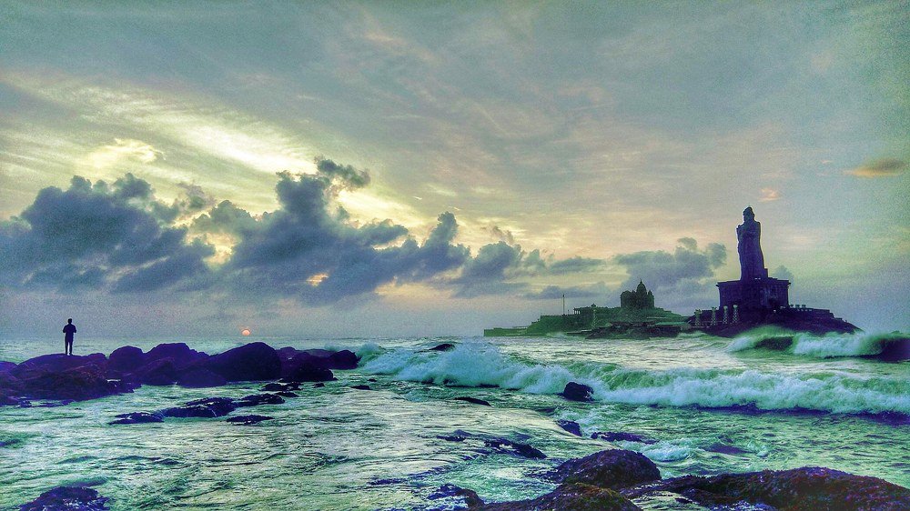 Sunrise at tip of India!