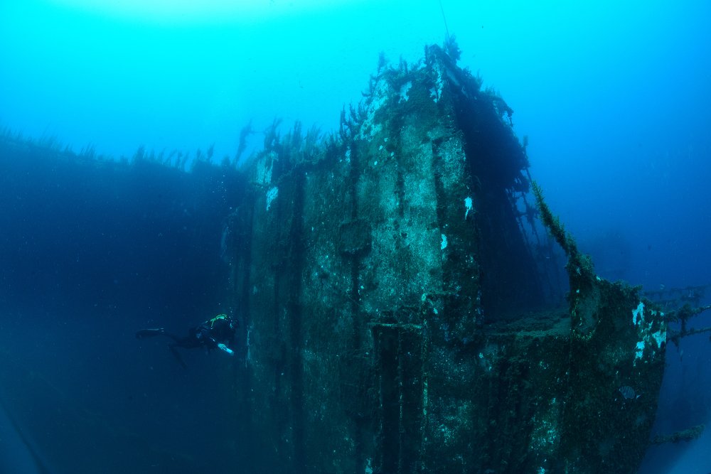 Largest wreck in the Mediterranean