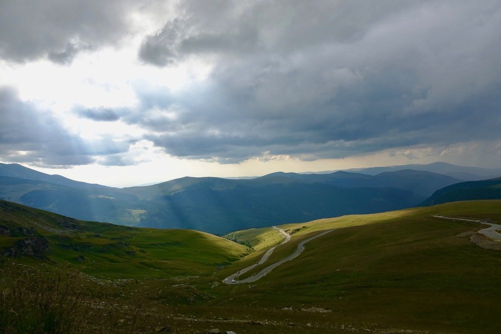 Дорога в дождь