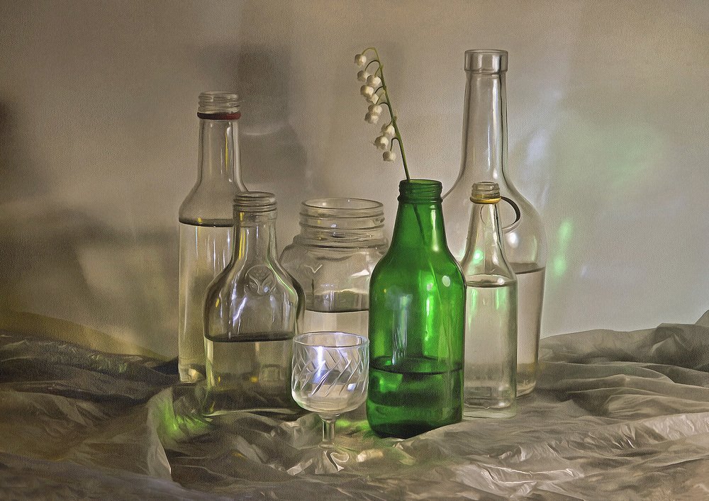 Одинокий ландыш