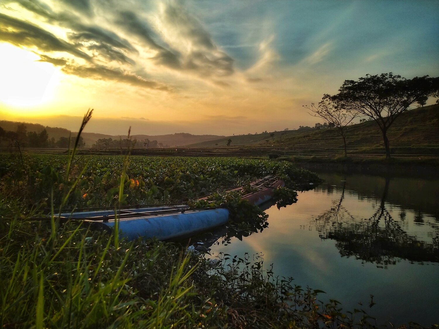 Evening in east java
