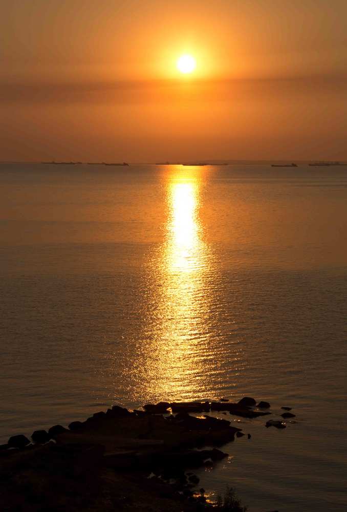 Закат в проливе..