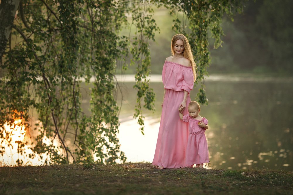 Прогулка с мамой