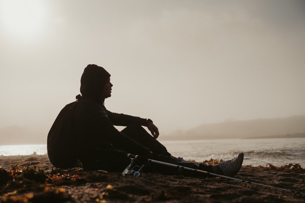 Рыбалка на закате.