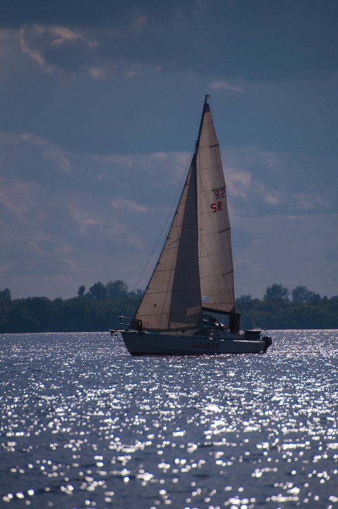 Белый парусник