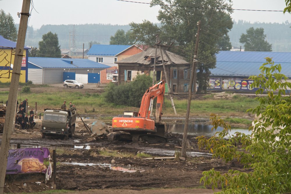 В затопленном Тулуне