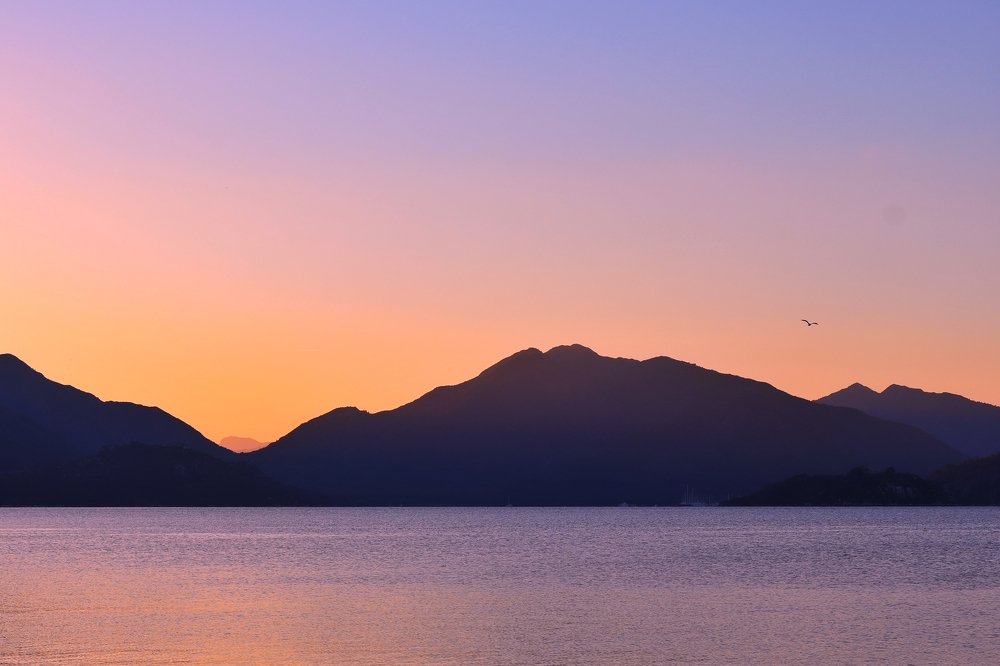 Рассвет на пляже