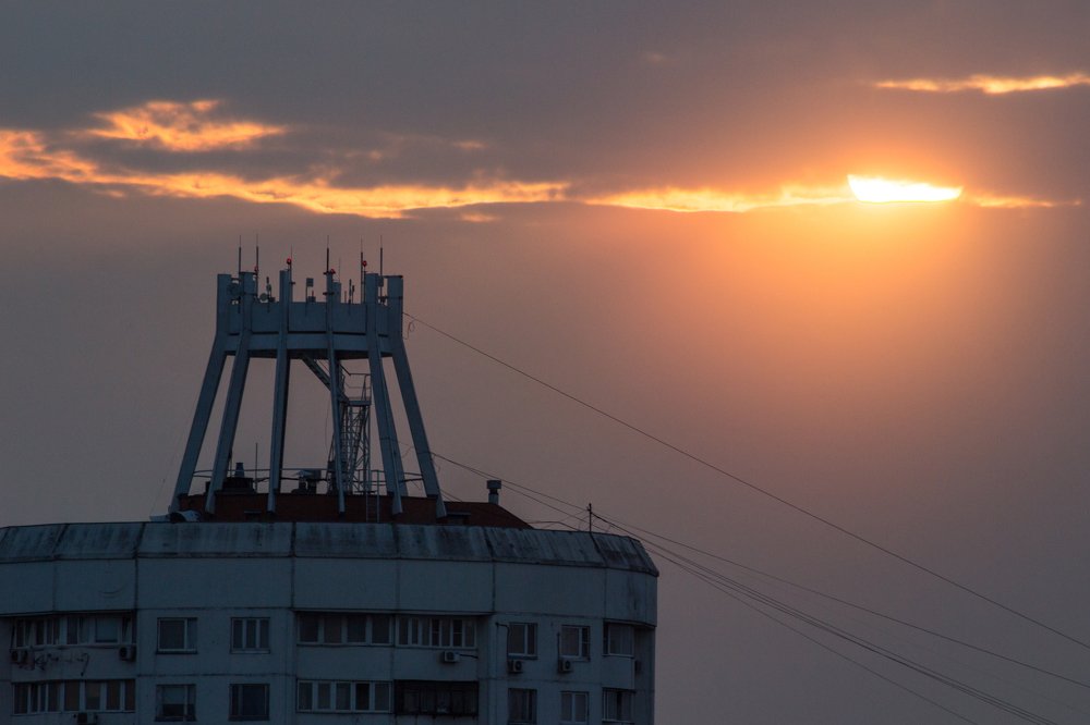 Районный закат