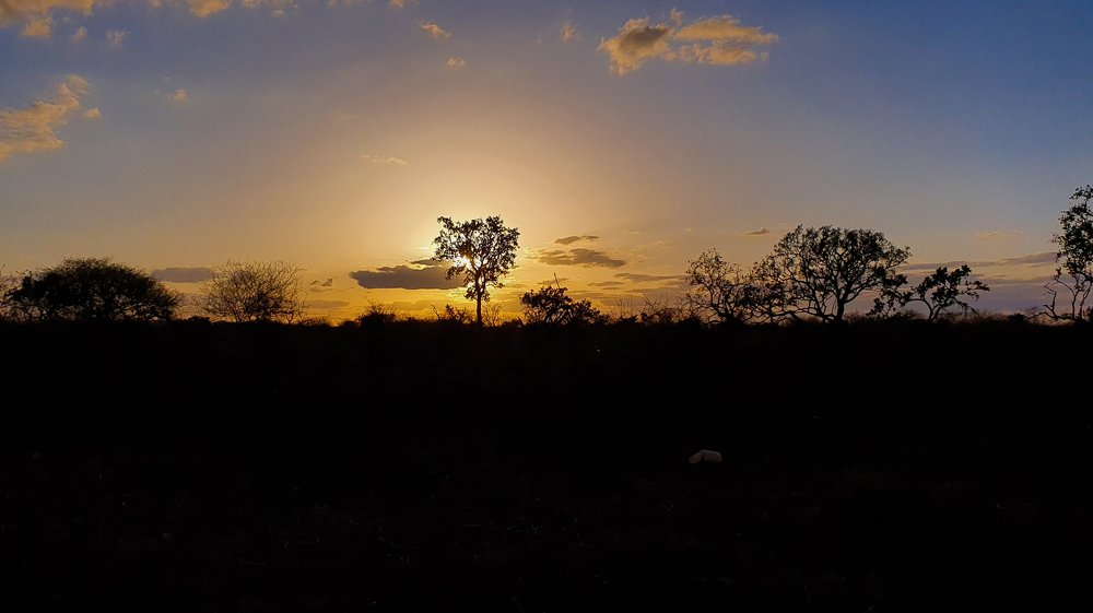 Sunset near Beramu in Wajir North.