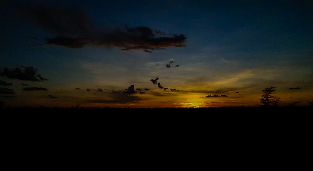 Sunset near Wajir town