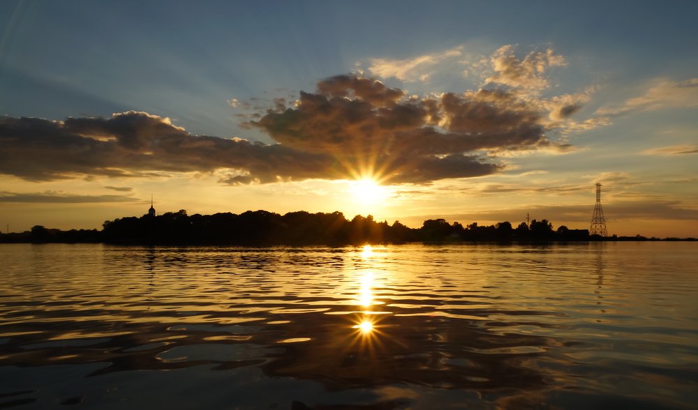 Закат на Талабских островах