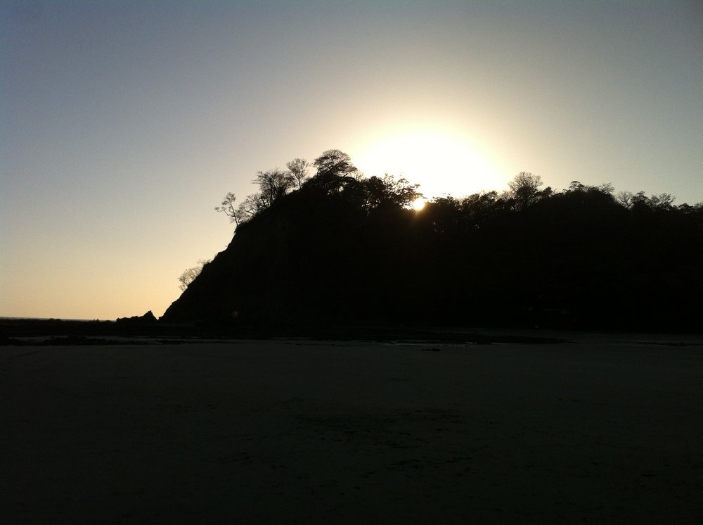 Закат. Коста-Рика.