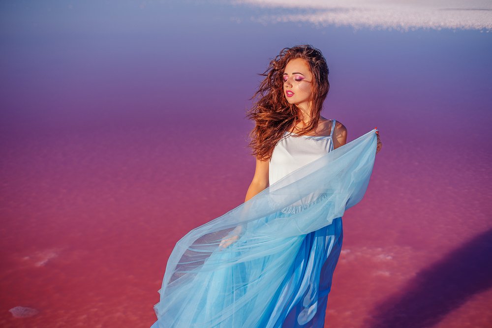 Розовое море