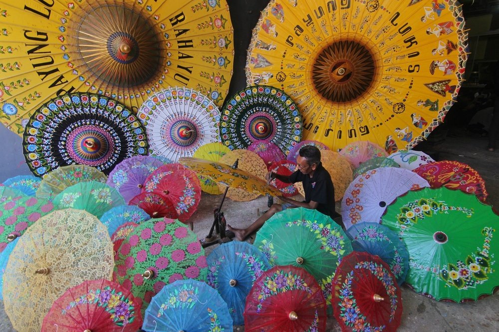 Umbrella painting