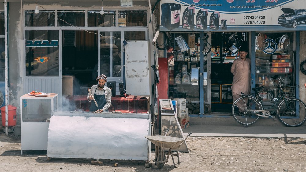 cooking on the street