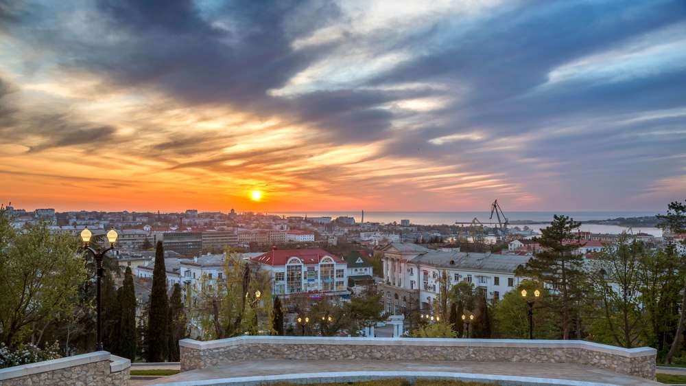 Закат над Севастополем