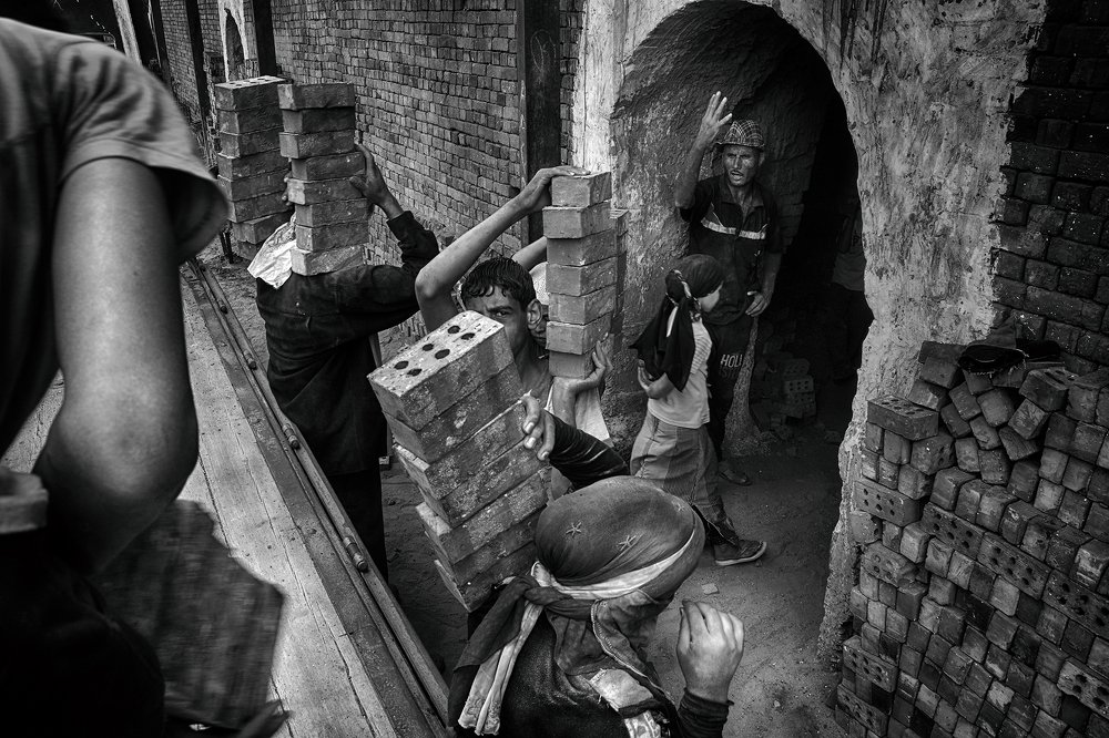 daily Life in a brick factory