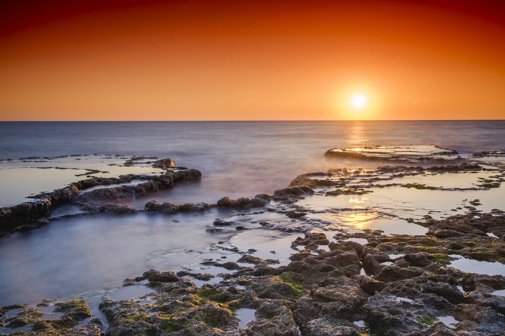 Sunset at the seashore 2