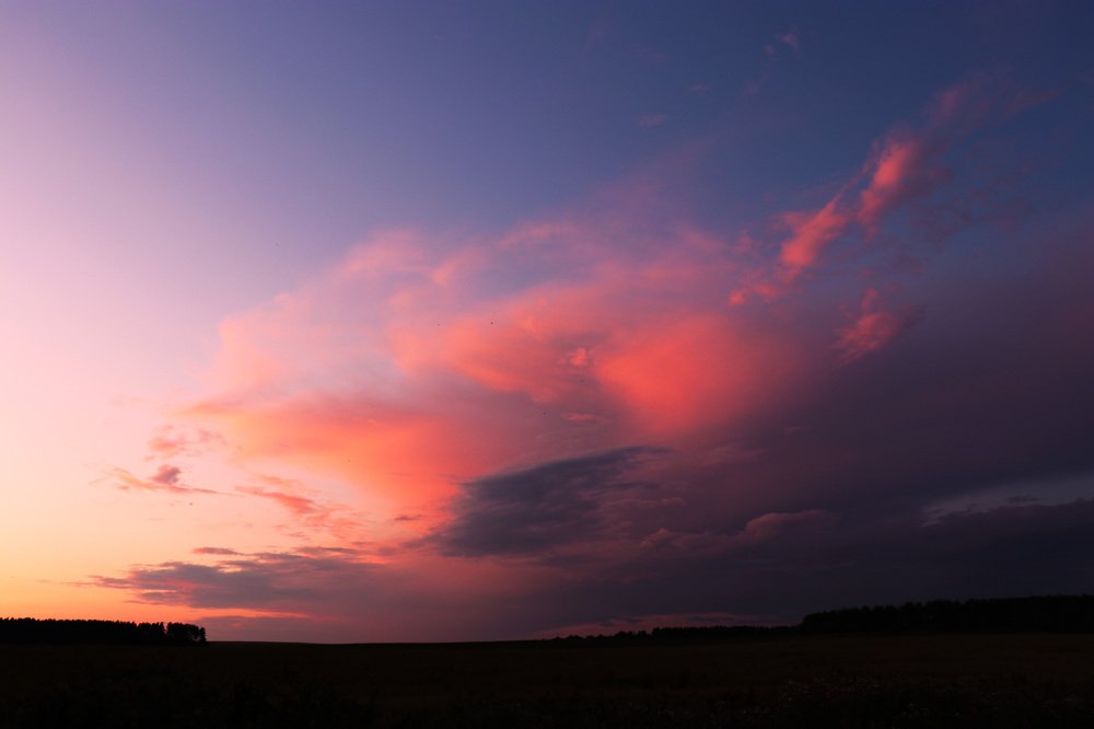 Деревенский закат