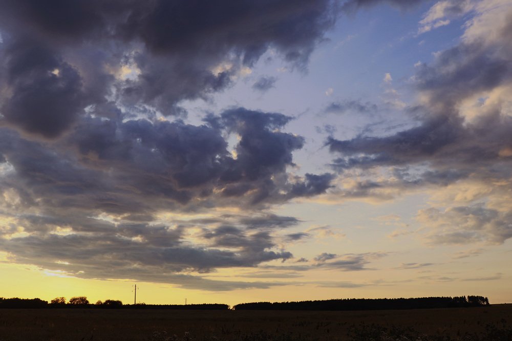 Закат после дождя