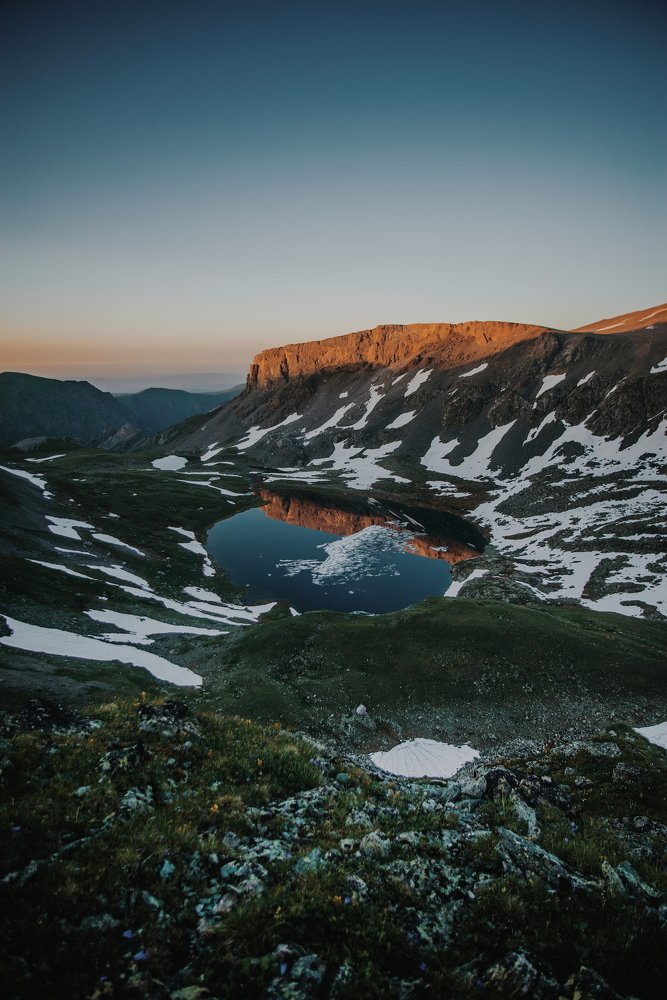 Закат на Турьем озере