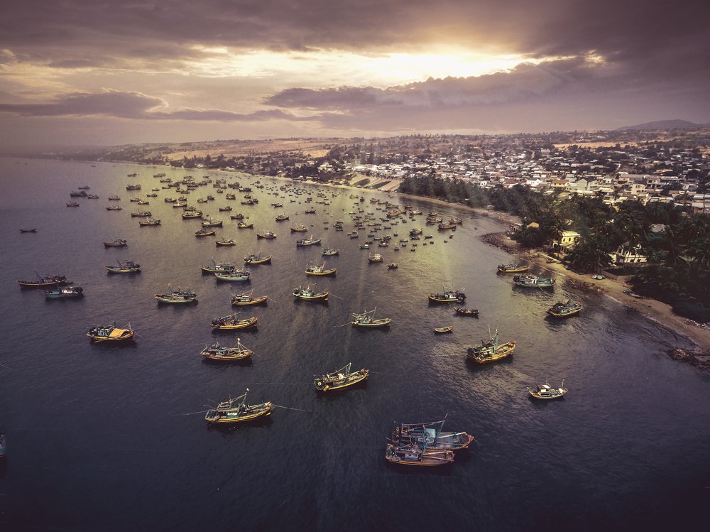 Mui Ne sunset, Vietnam