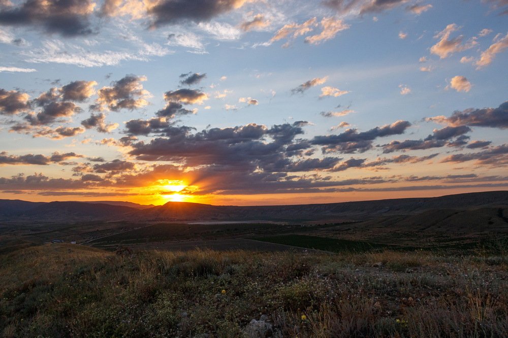 Закат в Коктебеле