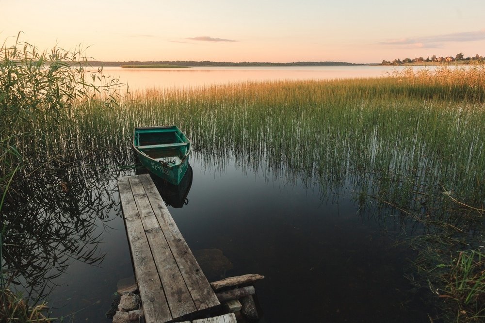 Рассвет в провинциальном городке