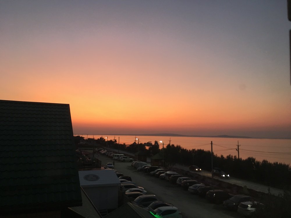 Закат на лимане.