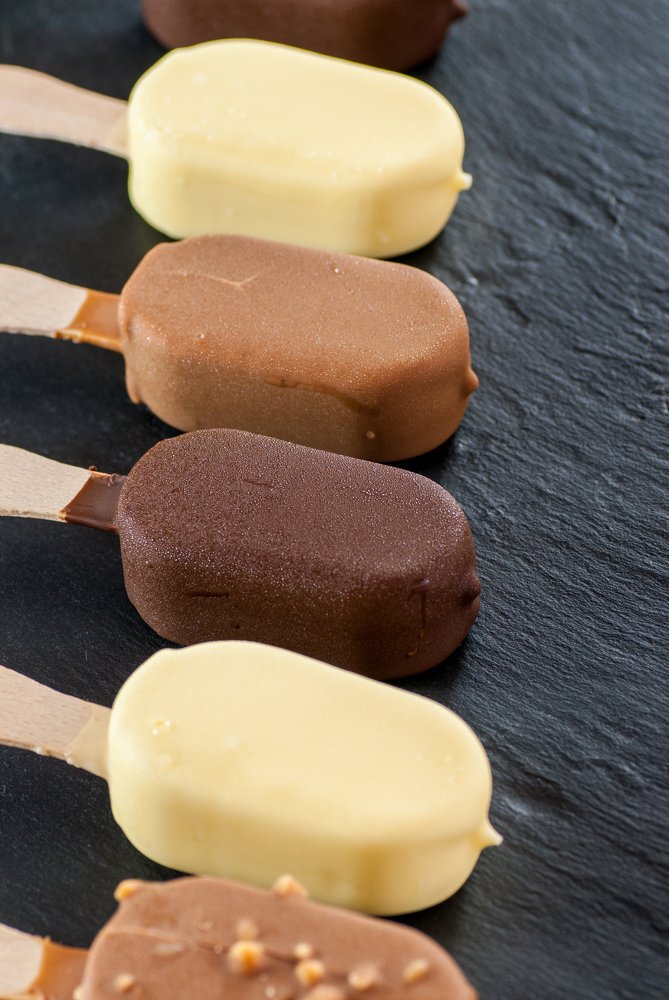 assorted mini ice creams