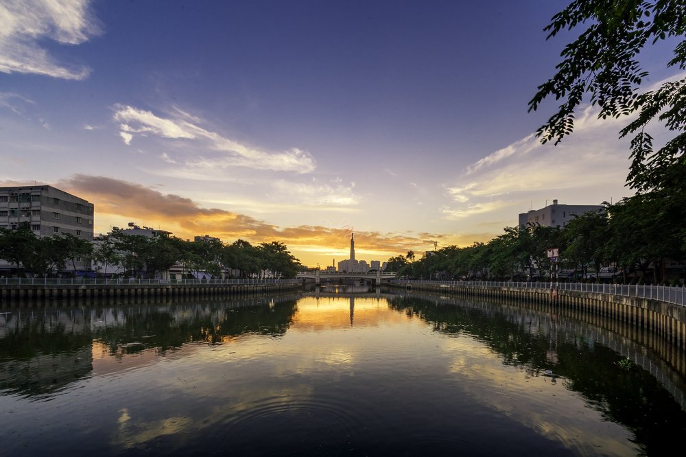 Sai gon in sunset