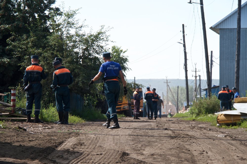 В зоне бедствия