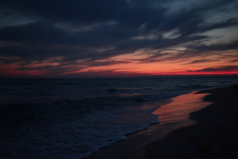 закат, Крым