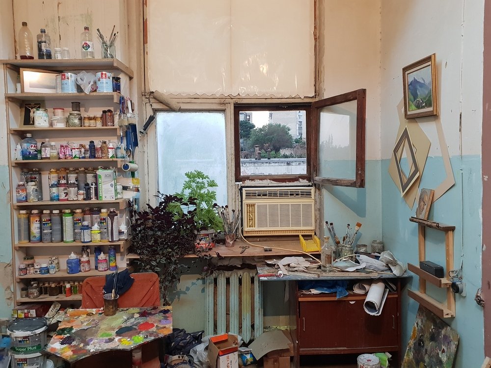 В мастерской