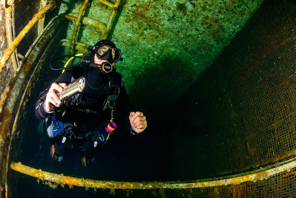 Inside Don Pedro ShipWreck