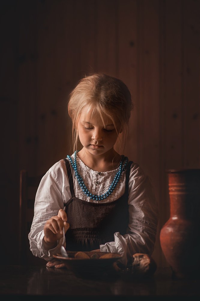 Крестьянская девочка.