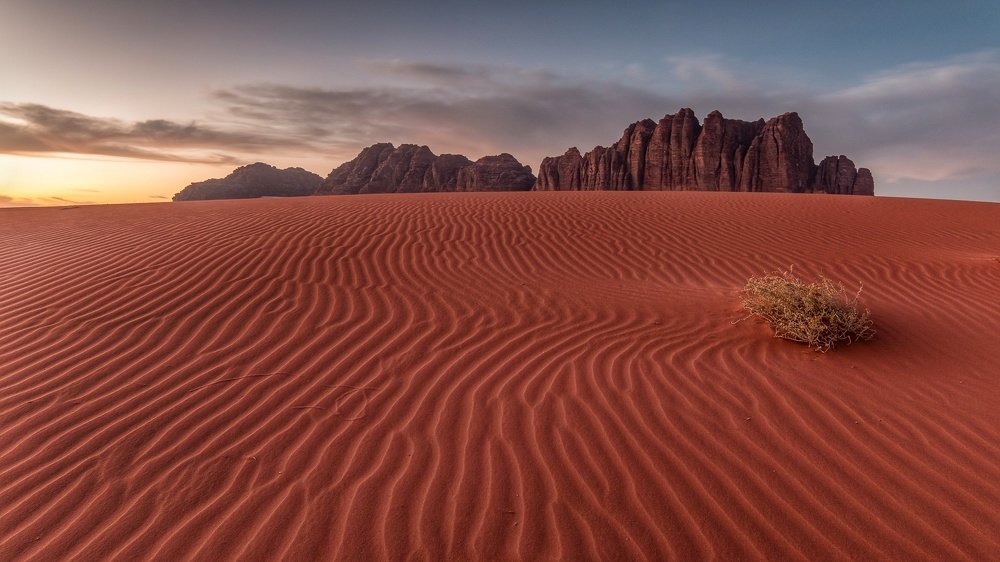 Sunset at Wadi Rum, Jordan