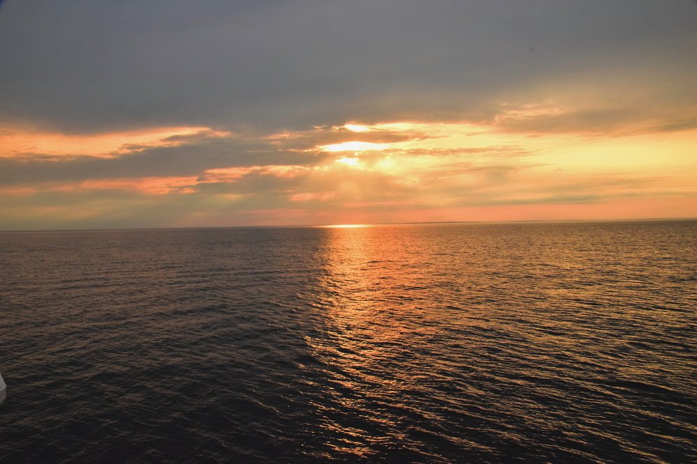 Закат на Ладоге