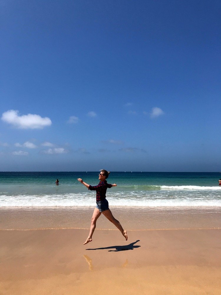 Летящая над океаном.